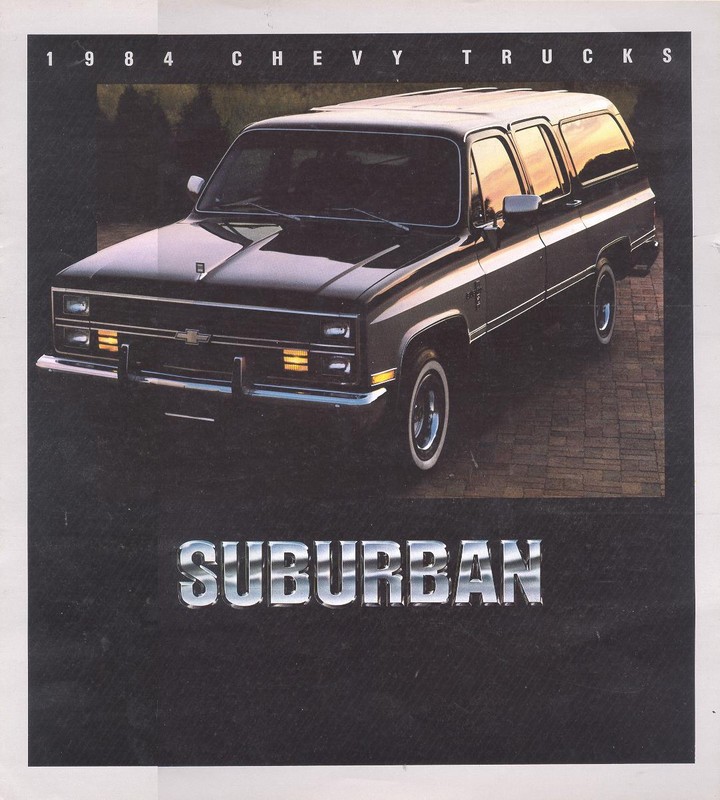 1984 Chevrolet Surburban Brochure Page 1